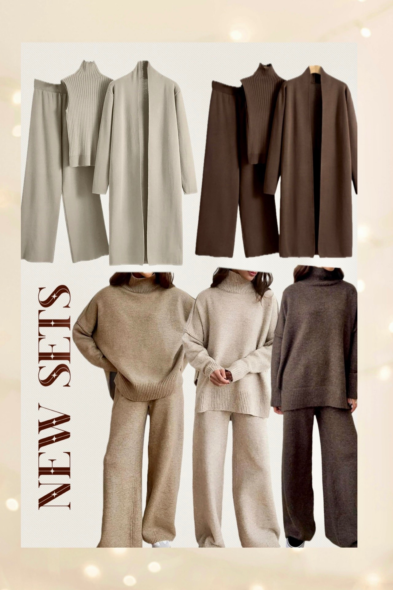 New Sets

#LTKGiftGuide #LTKOver40 #LTKFindsUnder100