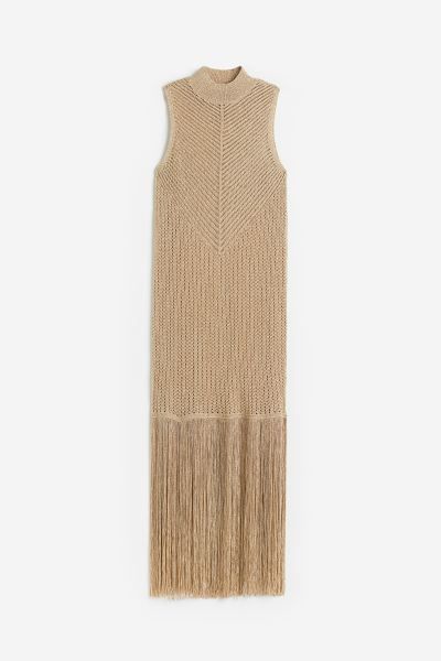 Glittery pointelle-knit dress | H&M (UK, MY, IN, SG, PH, TW, HK)