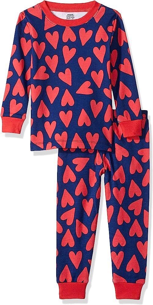 Baby Long-Sleeve Tight-fit 2-Piece Pajama Set | Amazon (US)