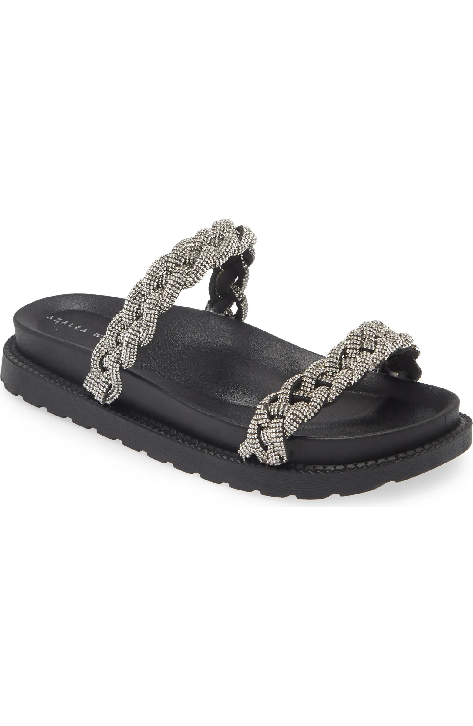 Nikolina Braided Rhinestone Sandal (Women) | Nordstrom Rack