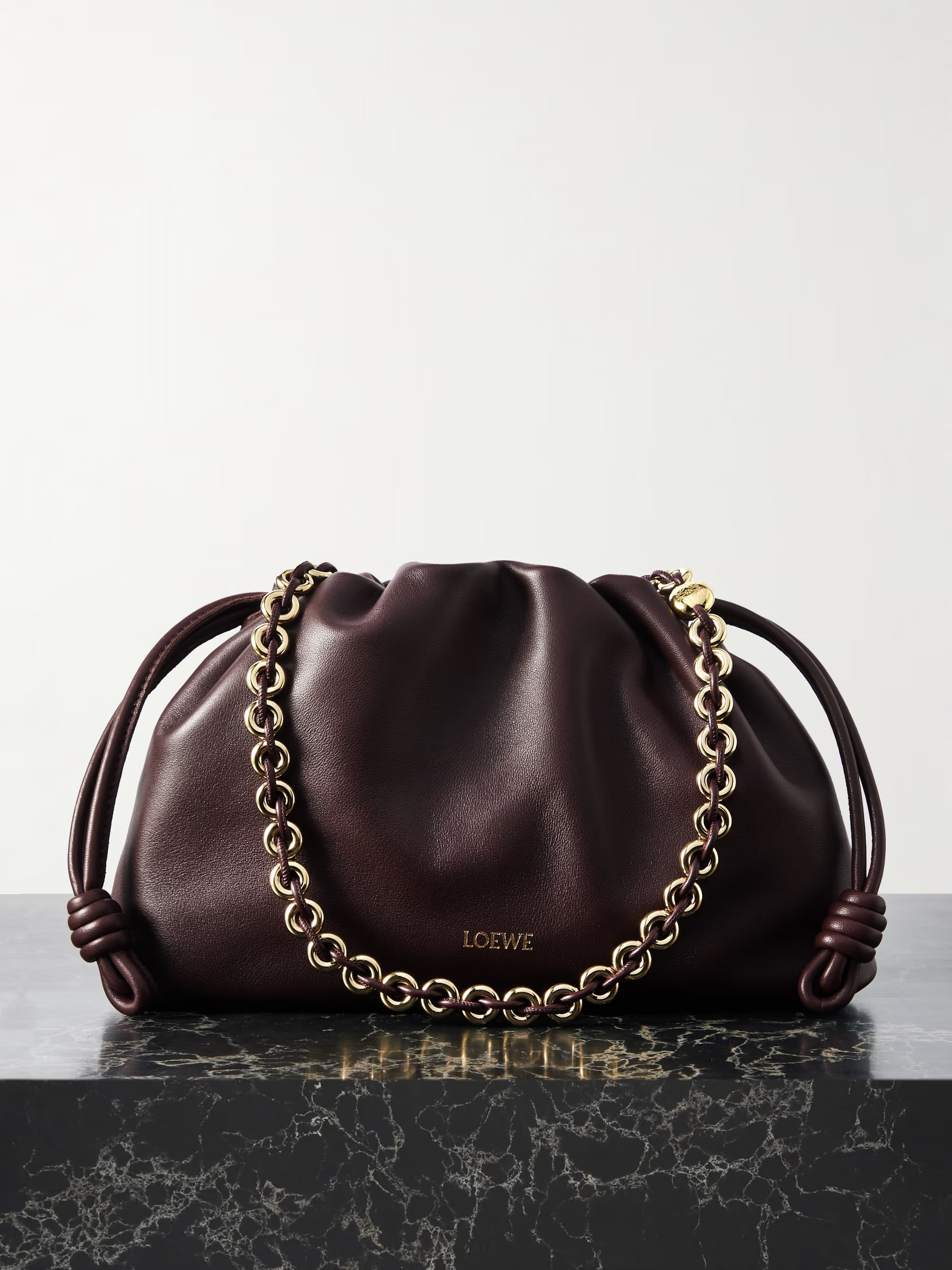 Flamenco leather clutch | NET-A-PORTER (US)