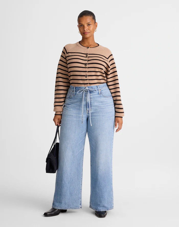 The Plus Ultimate Wide-Leg Jean in Airy Denim | Madewell