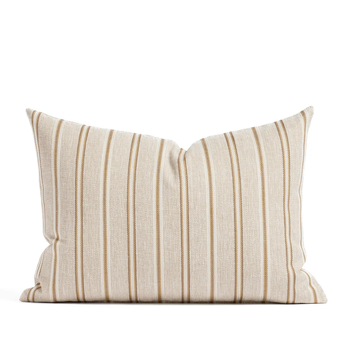 August Stripe 14x20 Lumbar Pillow, Honeycomb | Tonic Living