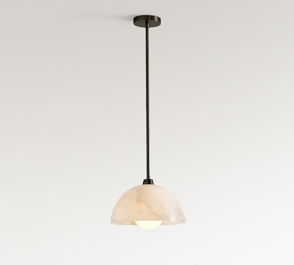 Windham Alabaster Dome Pendant (12") | Pottery Barn (US)