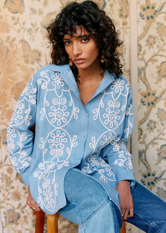 Maxy Shirt - Sézane x Lucia Vergara | Sezane Paris - US