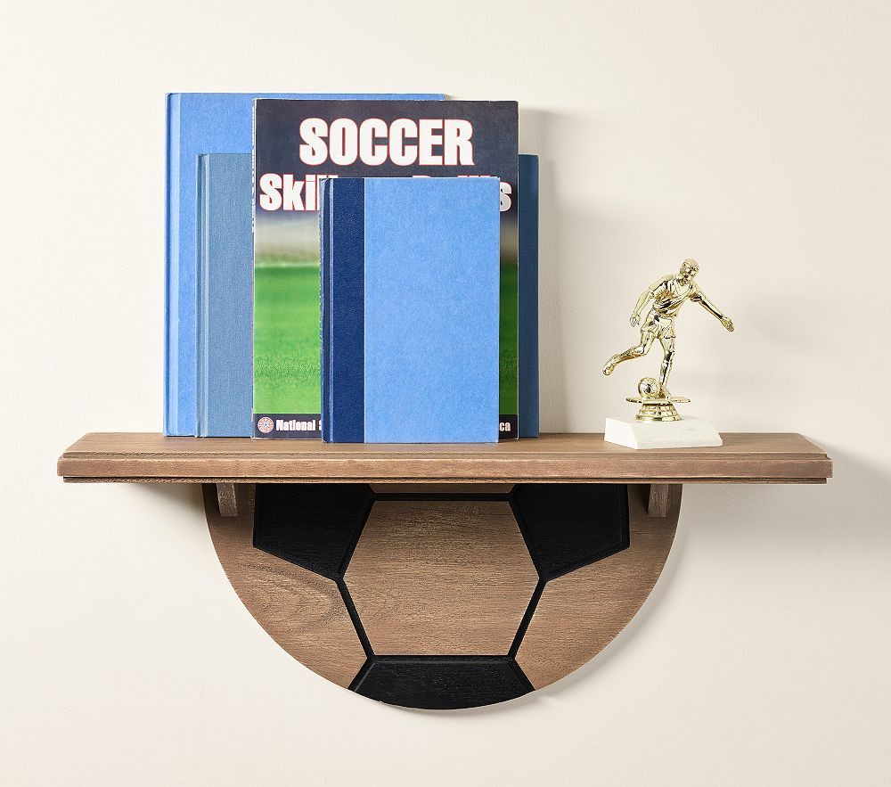Wood Soccer Ball Shelf (24") | Pottery Barn Kids