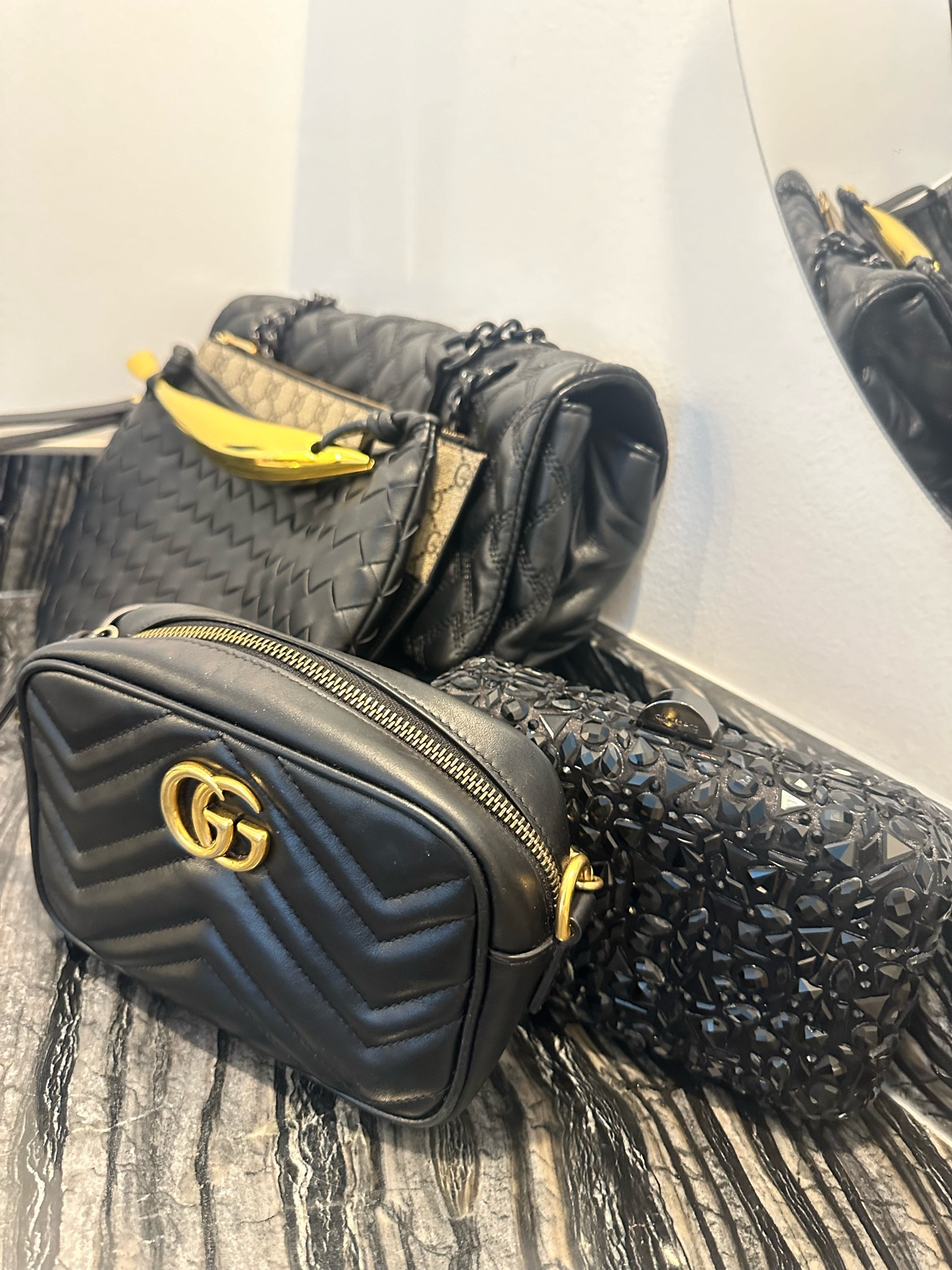 some of my bag collection🖤

#handbagdepartment 
#LTKCon #ootd #bagsinstyle #handbags #clutchbag #fashion #midlifefashion 

#LTKOver40 #LTKItBag #LTKStyleTip