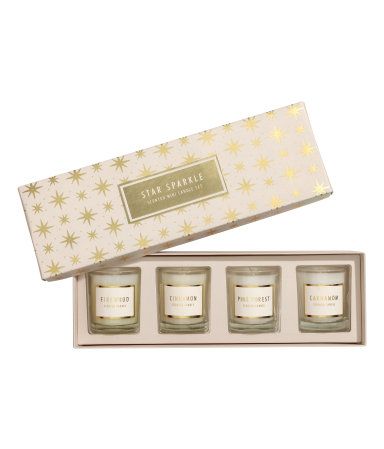 H&M Boxed 4-pack Scented Candles $17.99 | H&M (US)