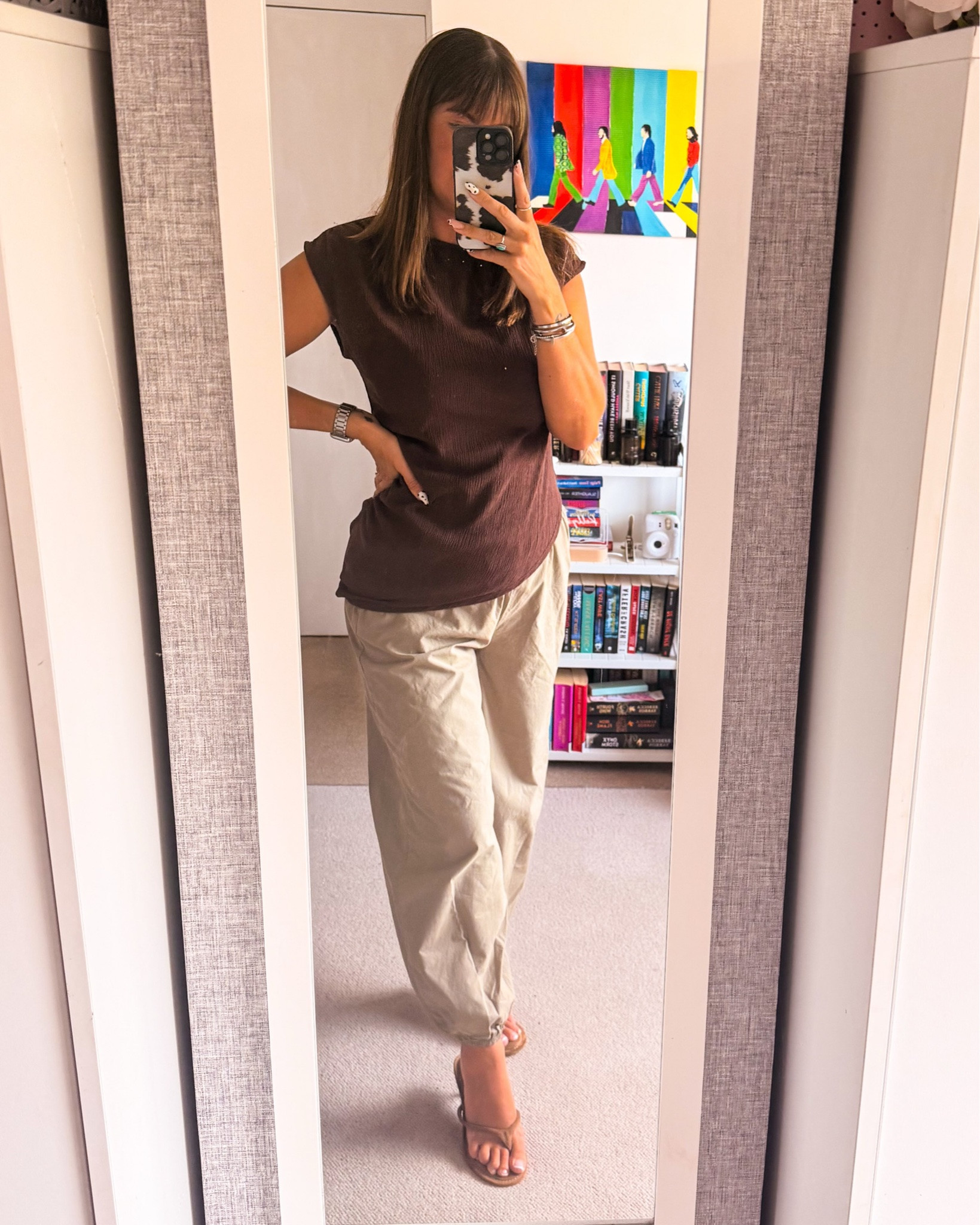 Easy weekend outfit 🤎💚

Found these gorgeous trousers in the @newlook sale 😍 Down to £11 ✨

Top @primark 
Shoes @boohoo 

#weekend #outfit #ootd #highsteetstyle #style

#LTKuk #LTKsummer #LTKstyletip