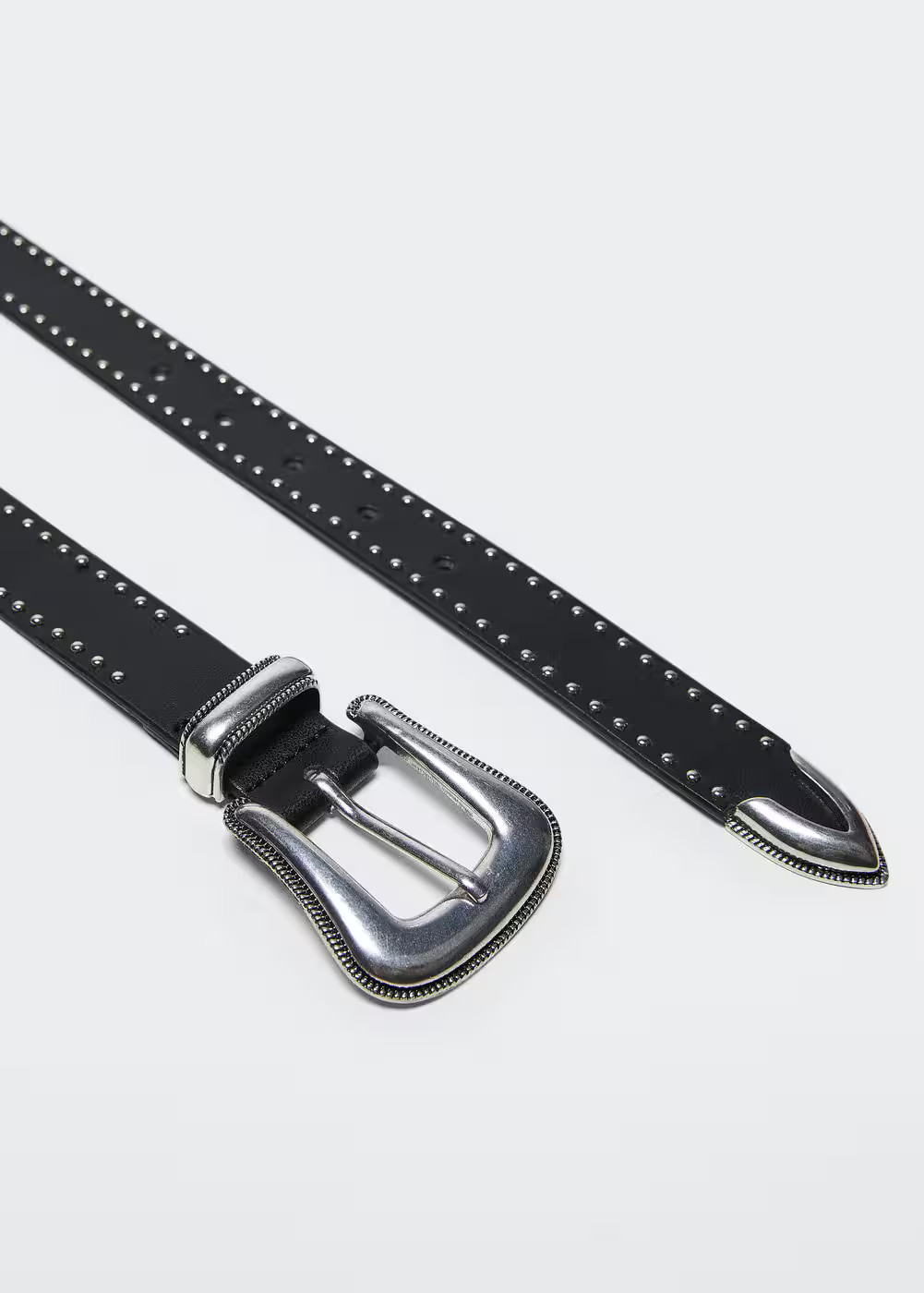 Oval buckle belt -  Women | Mango USA | MANGO (US)