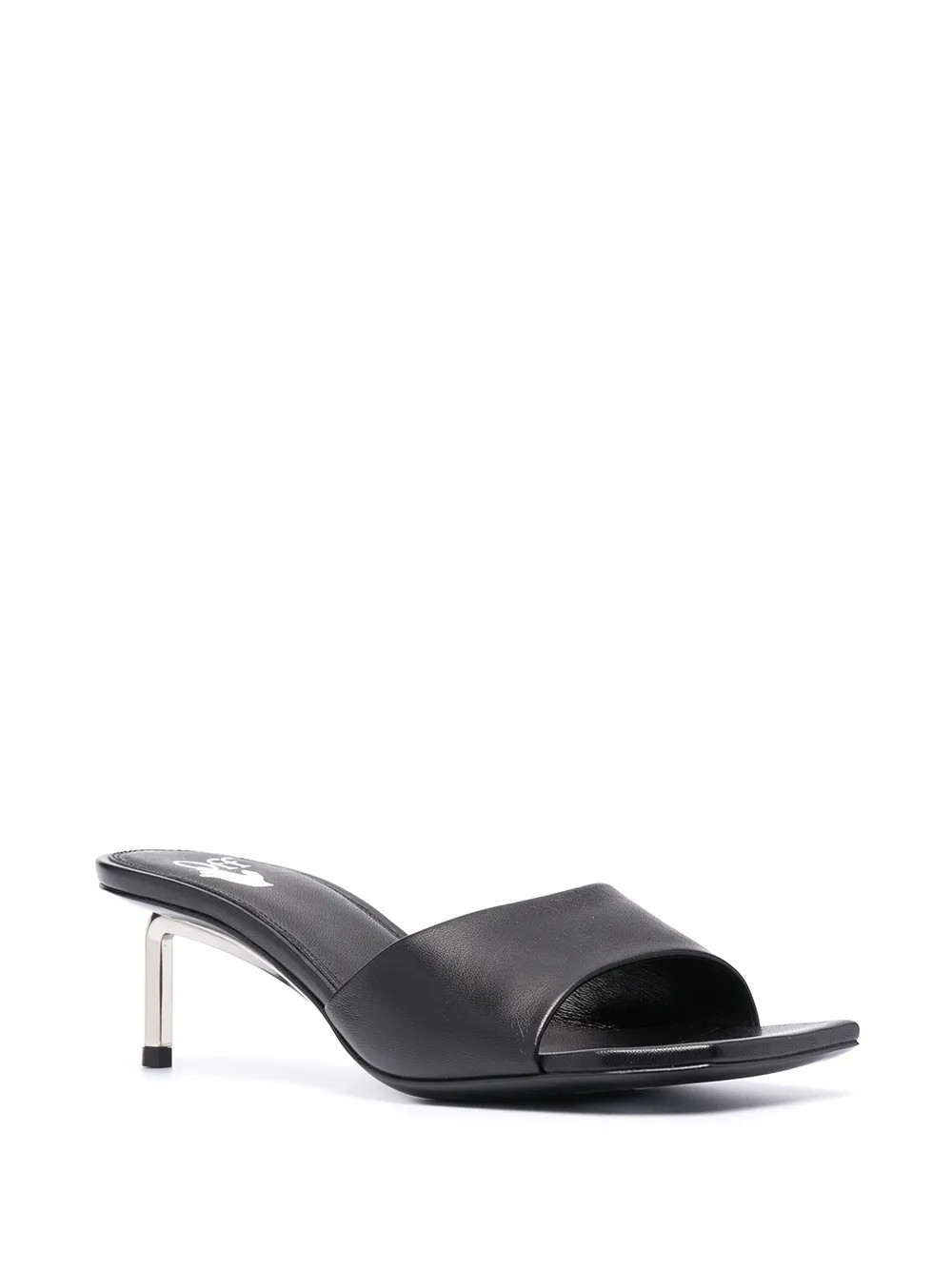 square-toe leather mules | Farfetch (RoW)