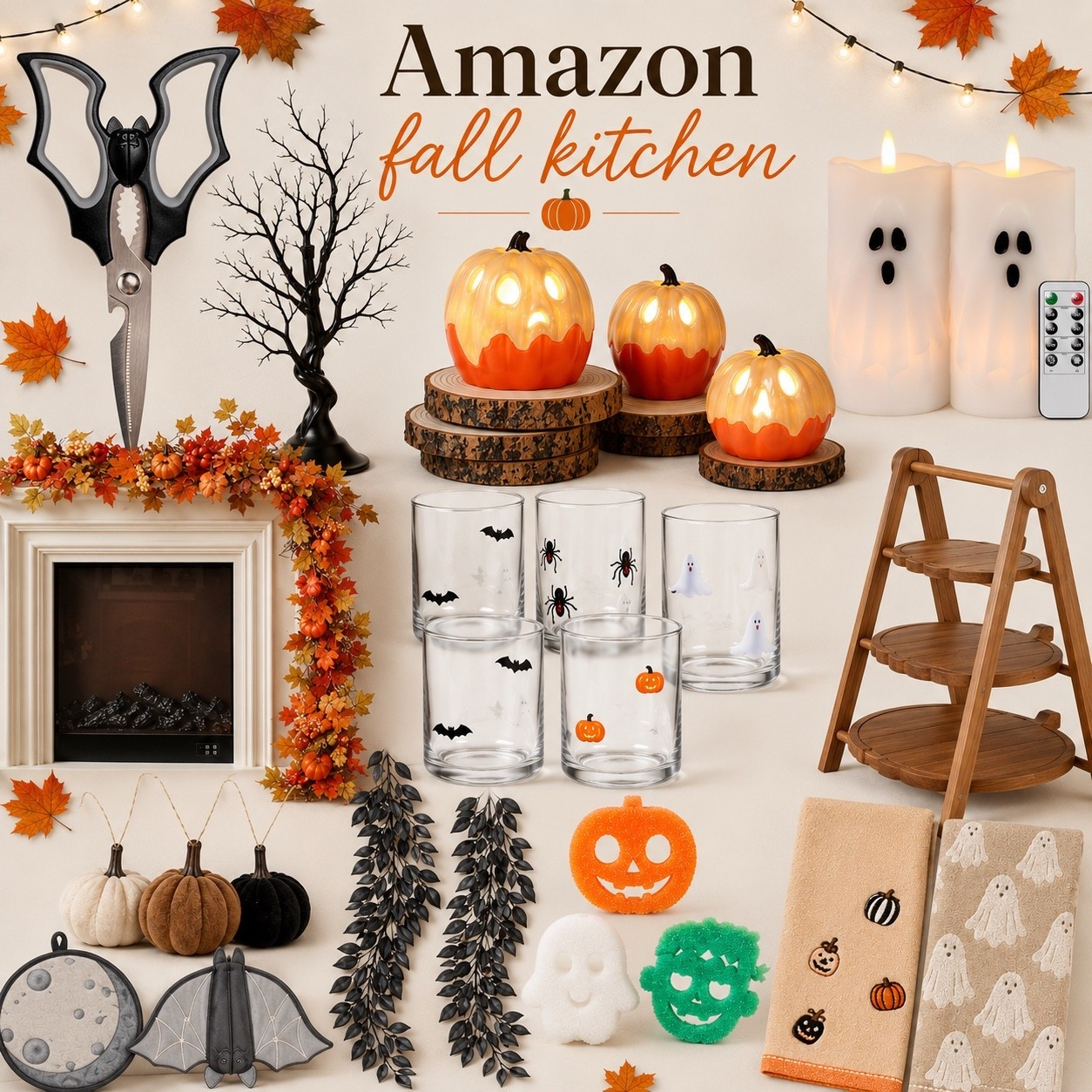 Amazon fall kitchen finds. Amazon home finds Halloween