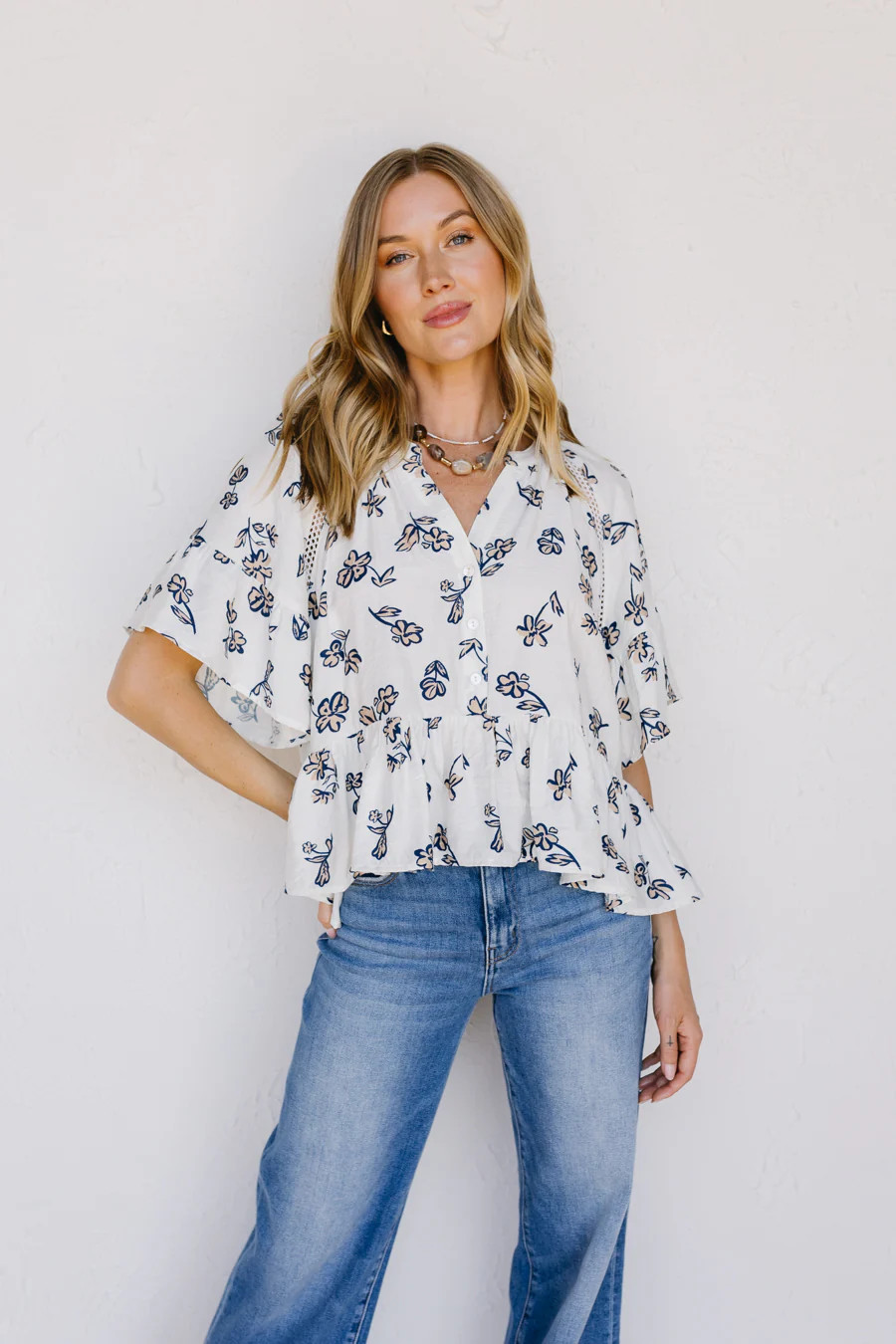 Blue Bonnet Top | Vestique