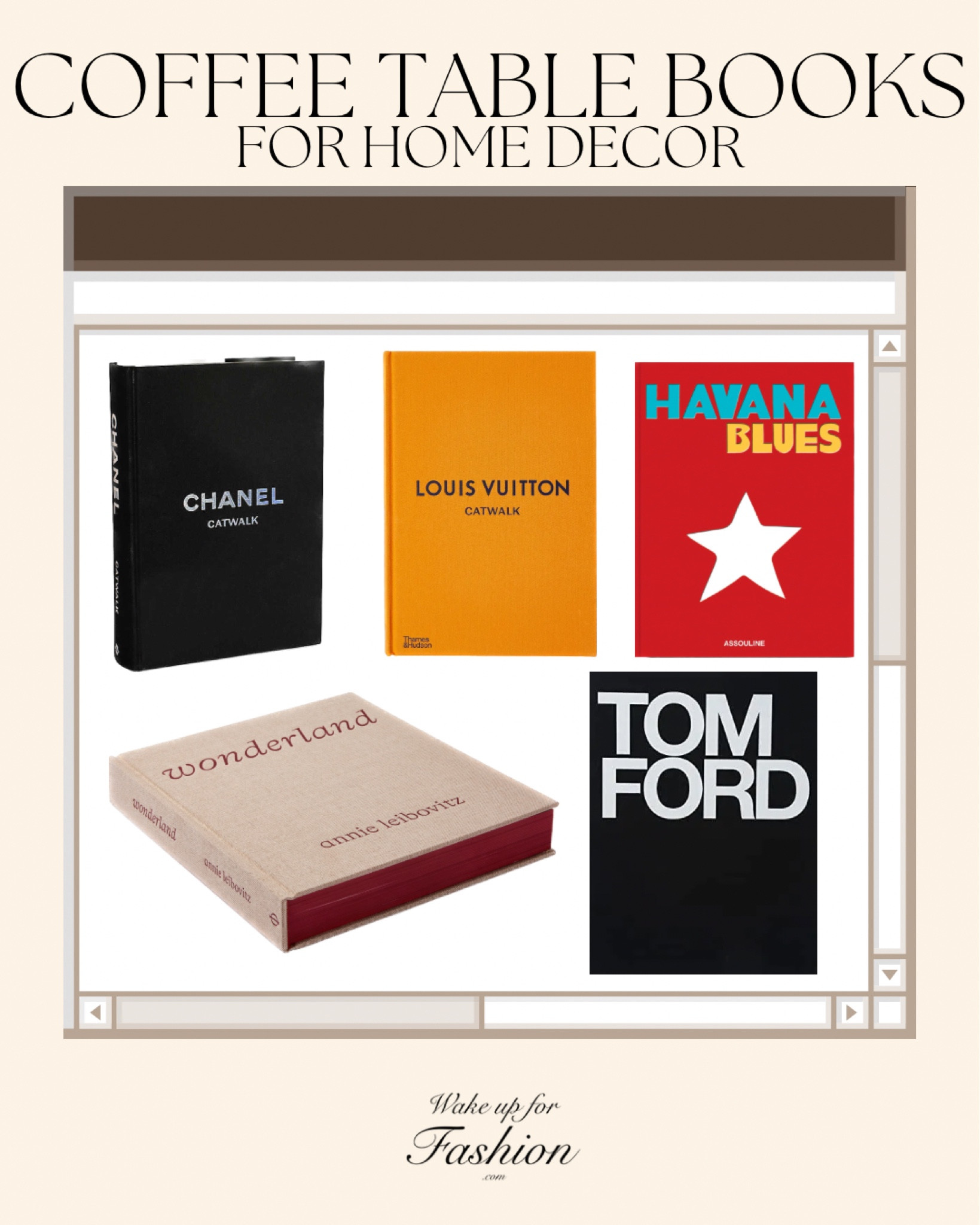 Coffee table books to use for home decor!

#LTKeurope #LTKFind #LTKhome