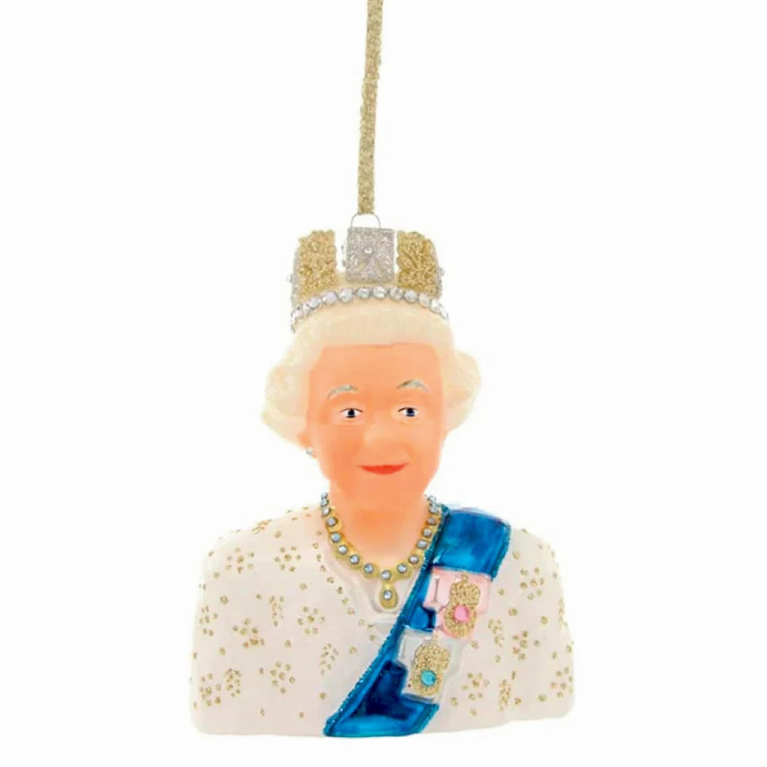 Queen Elizabeth Glass Christmas Ornament | Etsy (US)