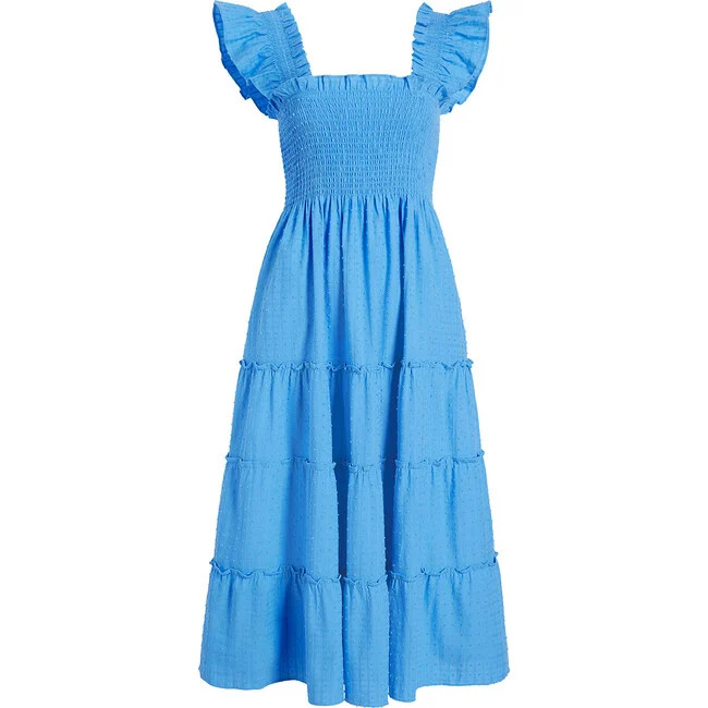 Hill House Home | Women's Ellie Nap Dress, (Blue Hydrangea, Size X-Large) | Maisonette | Maisonette