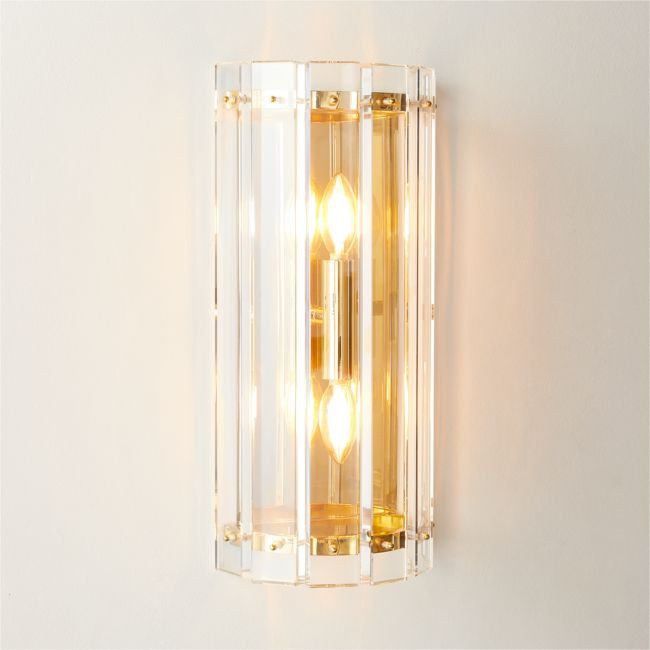 Gleam Crystal Wall Sconce | CB2