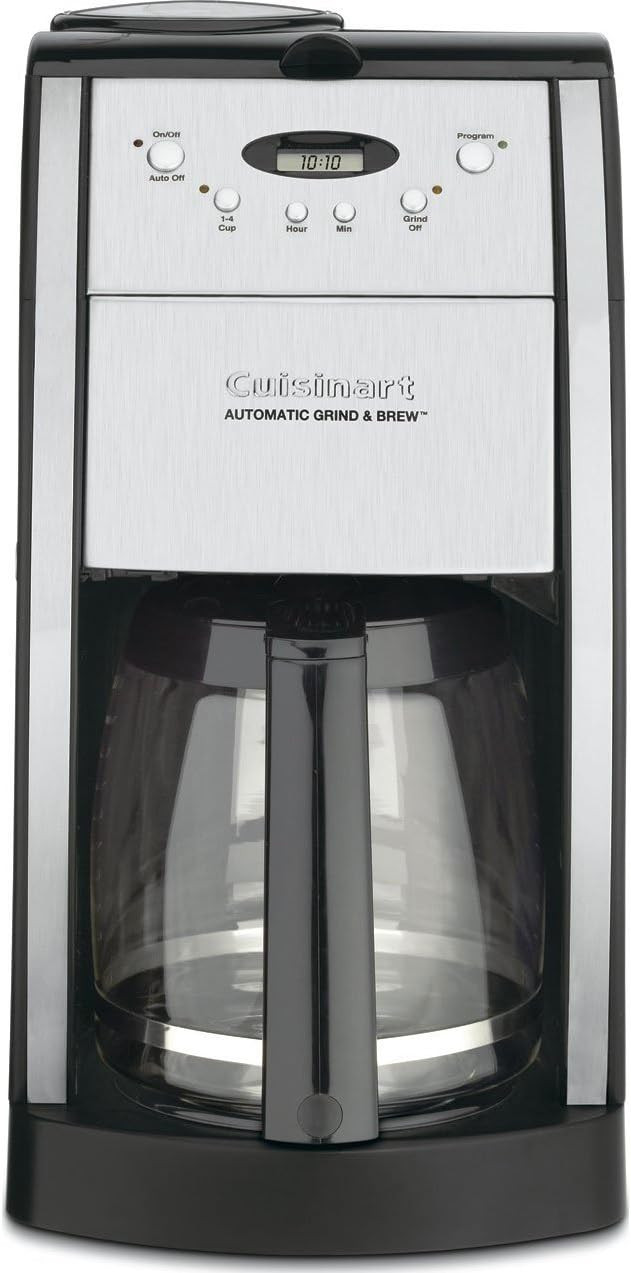 Cuisinart DGB-550BKNAS Automatic Coffeemaker Grind & Brew, 12-Cup Glass, Black | Amazon (US)