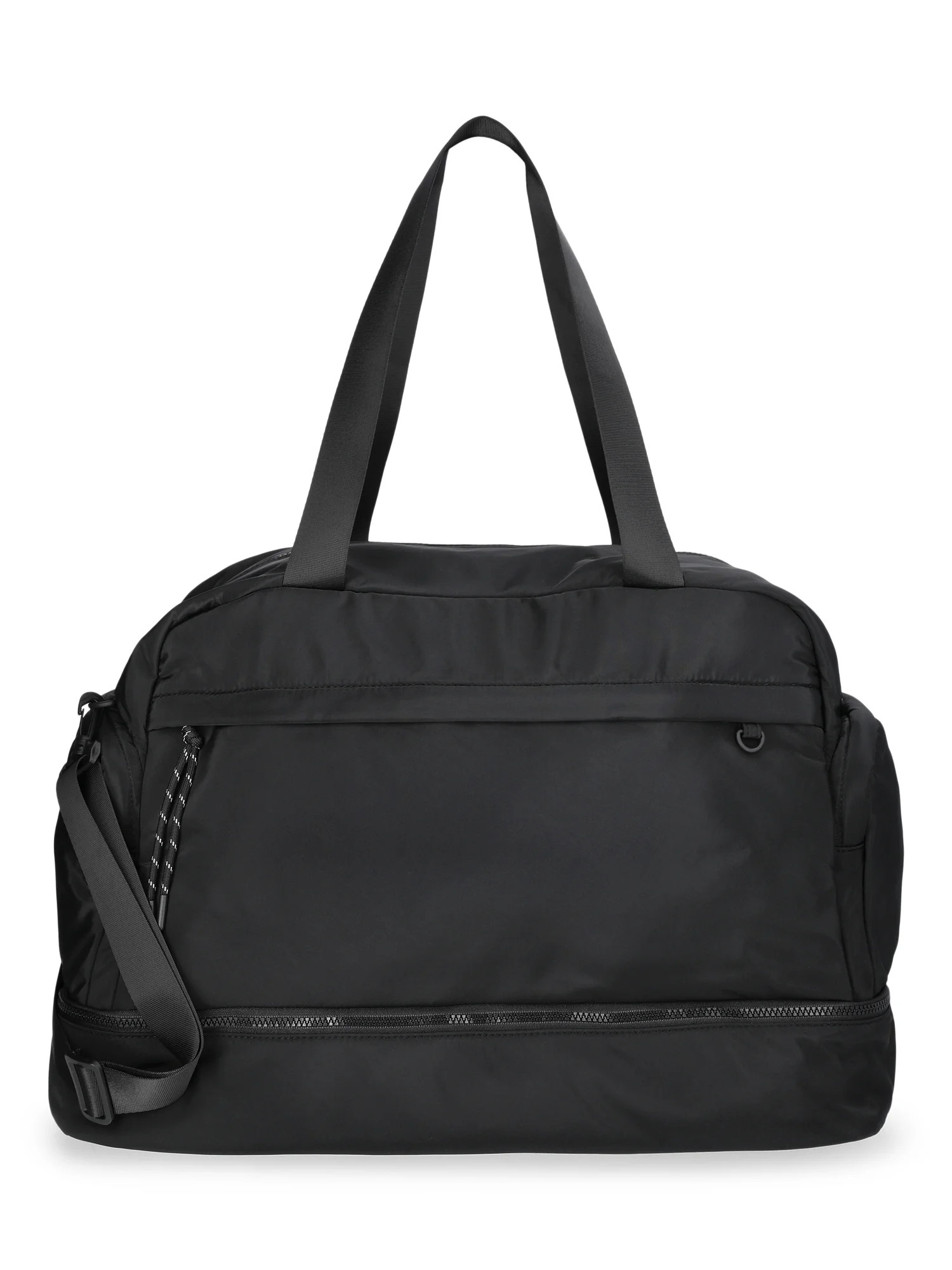 No Boundaries Women's Hands Free Weekender Bag, Black | Walmart (US)