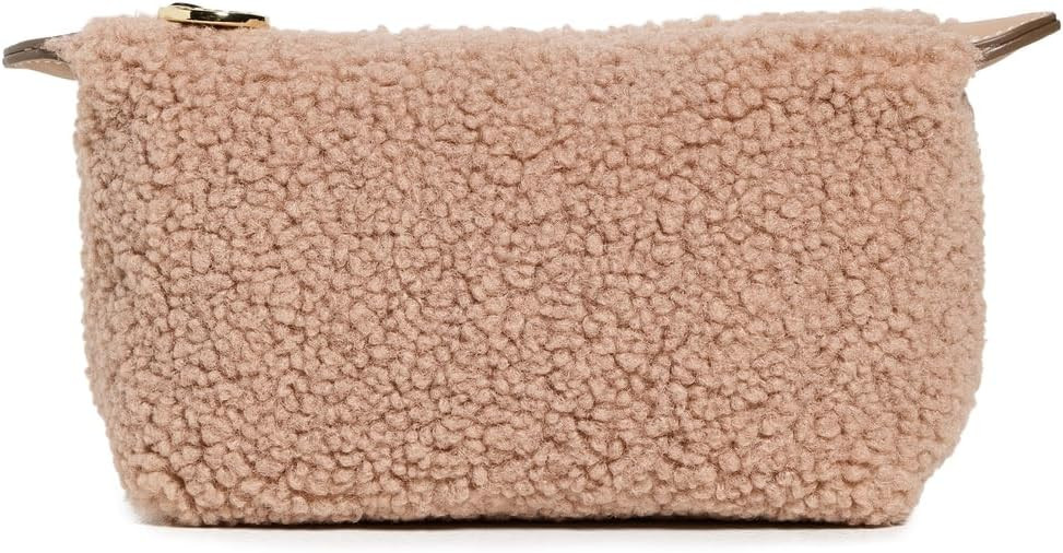 Stoney Clover Lane Women's Cozy Pouchette, Pecan Sherpa, Tan, One Size | Amazon (US)