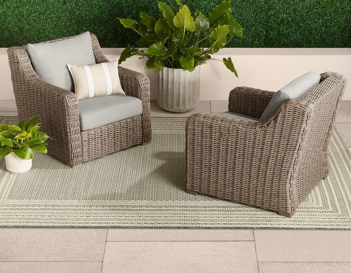 Wicker patio chairs back in stock! 

#LTKHome