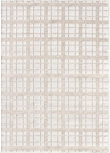 Morgan Bullard Rug Collection by Orian Reversible Indoor/Outdoor Landon Natural Driftwood Area Ru... | Amazon (US)