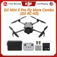 DJI Mini 5 Pro Fly More Combo DJI RC-N3 Vlog Drones with 1-Inch CMOS Mini 5 Pro 4K Camera Drone for Beginners ActiveTrack 360° 225° Gimbal Rotation 3 Batteries | AliExpress (US)