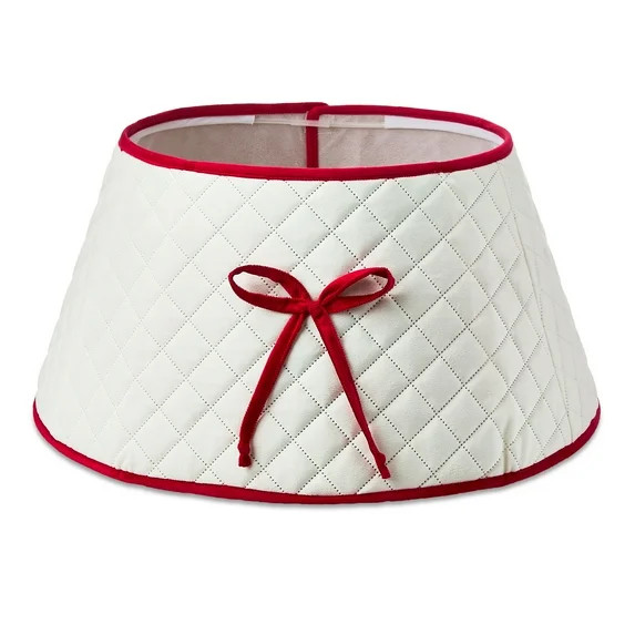 Quilted Christmas Tree Stand Band, Ivory, 22", by Holiday Time | Walmart (US)