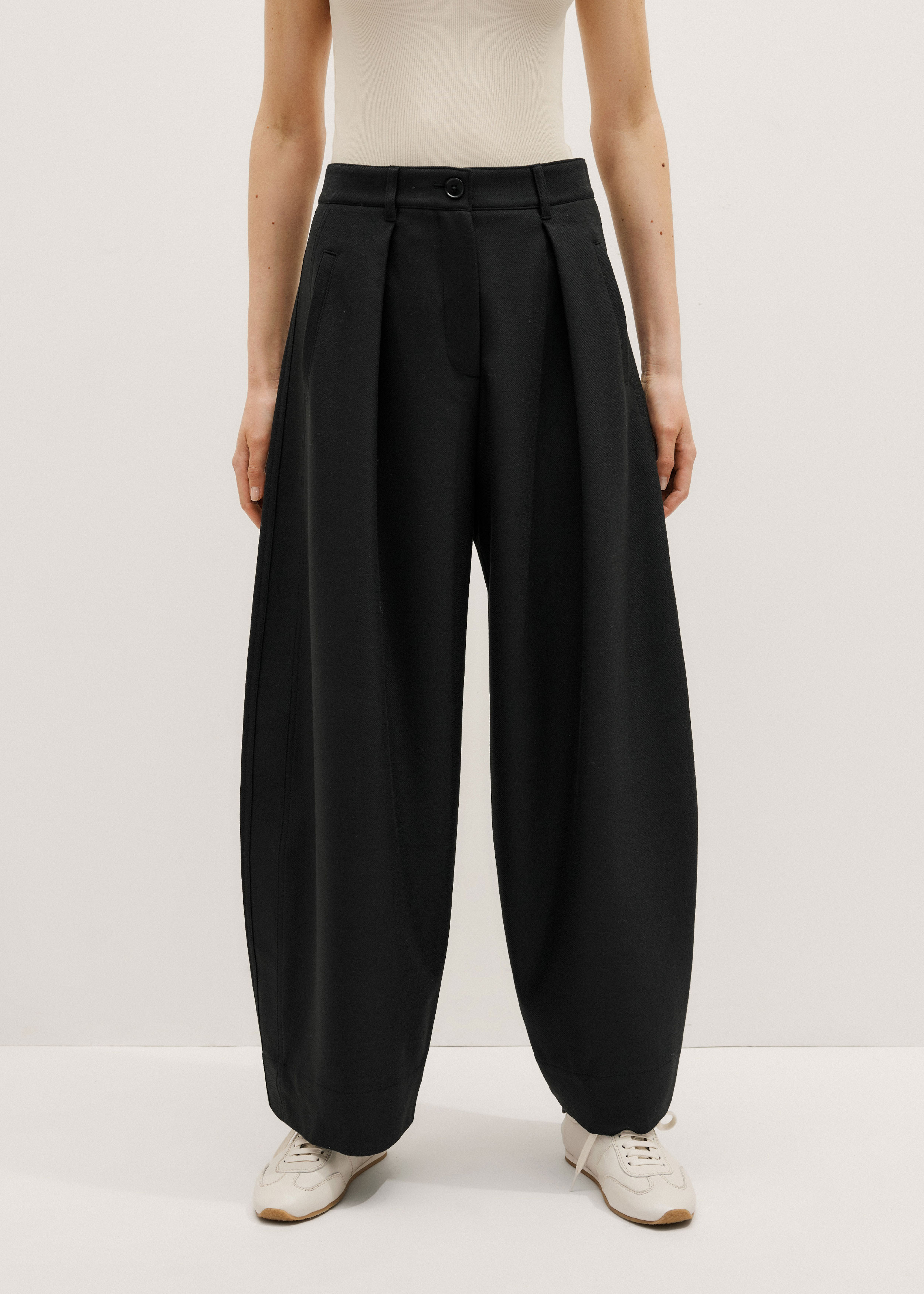 Barrel Leg Trouser Fluid Tailoring | ME+EM Global (Excluding US)