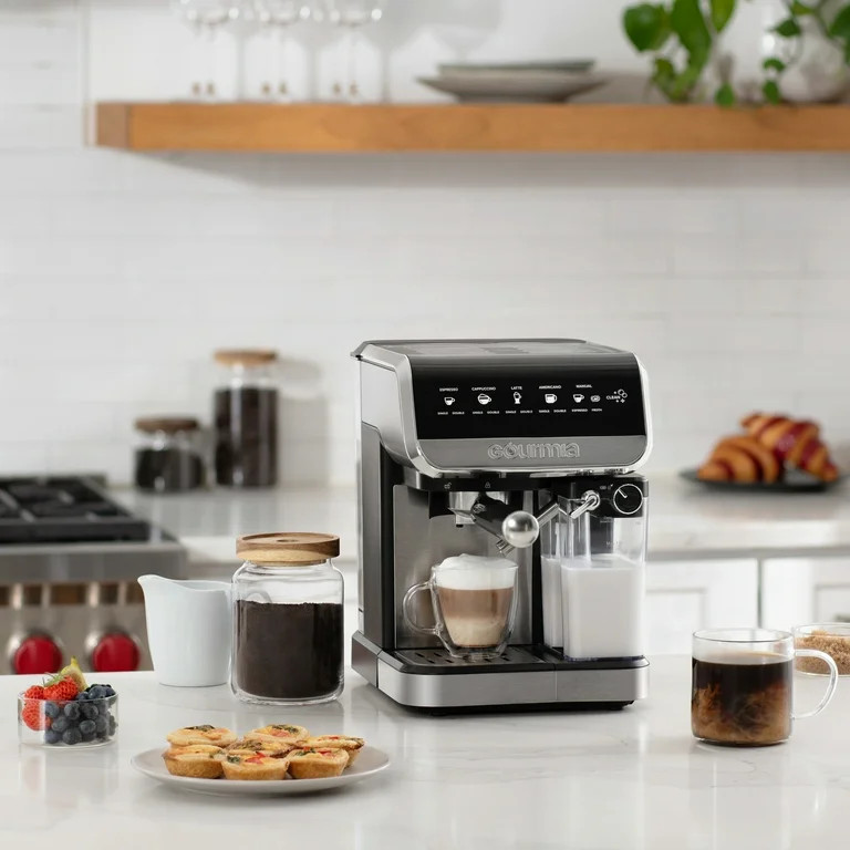 Gourmia Espresso, Cappuccino, Latte & Americano Maker with Automatic Frothing | Walmart (US)