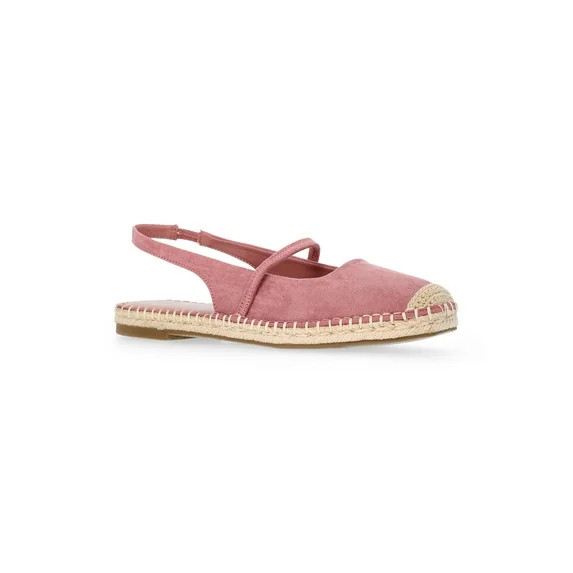 Time and Tru Women's Espadrille Slingback Shoes | Walmart (US)