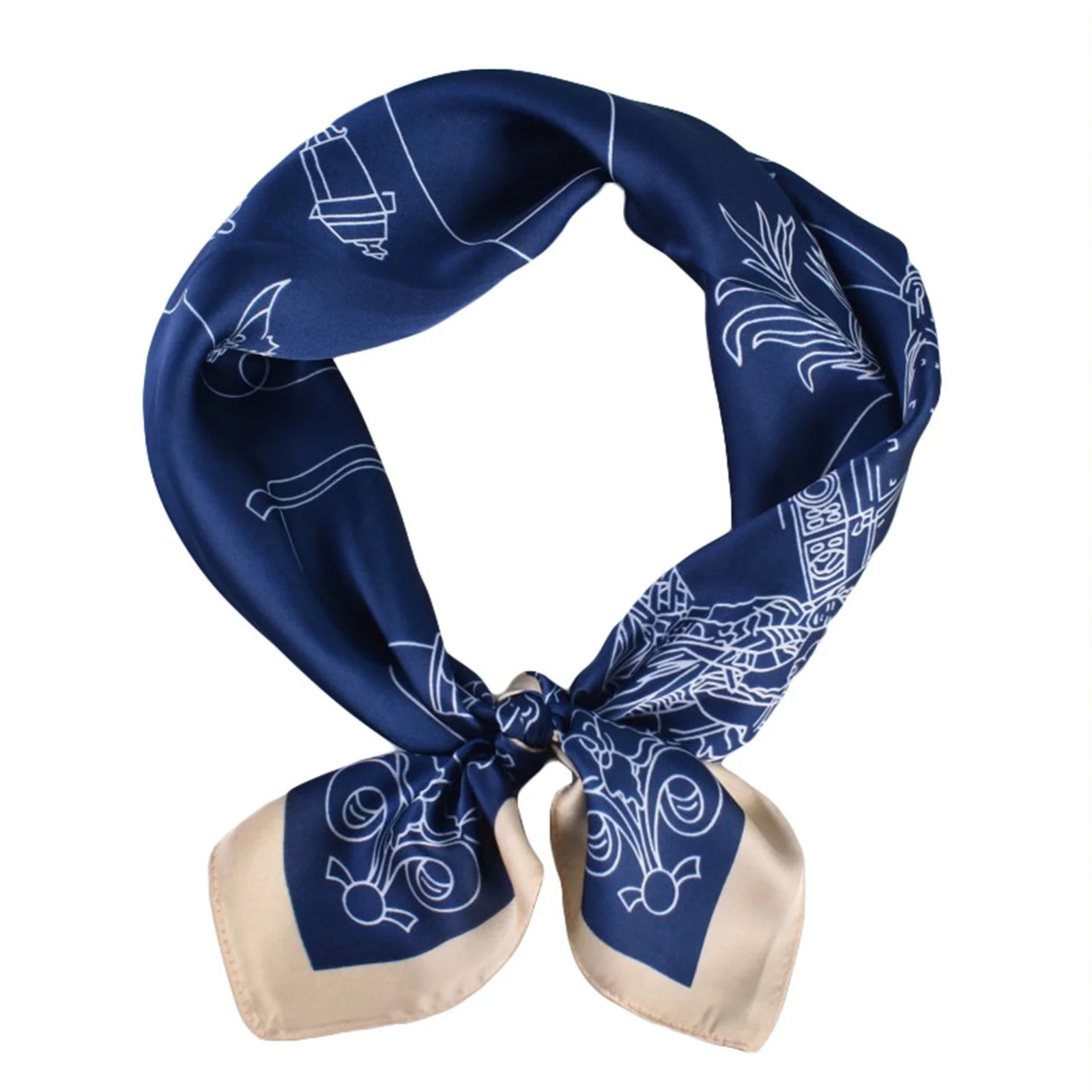 Clearance! Seductiva Hair Scarf for Women Women Casual Scarf Silk Flower Printed Silk Scarf Print... | Walmart (US)