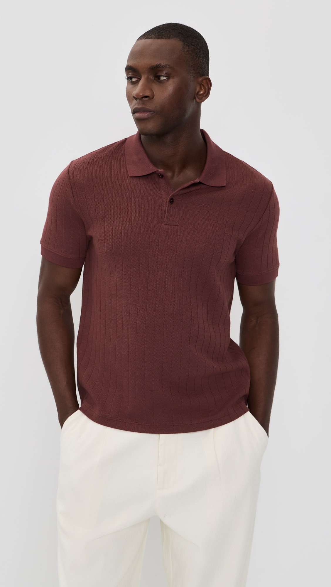 Drop Needle Stripe Polo | Shopbop
