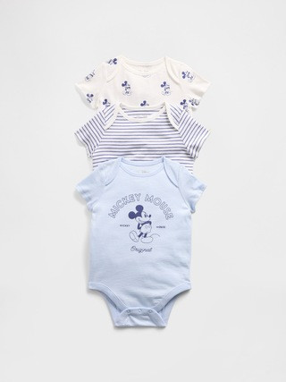 Gap × Disney Baby First Favorites Organic Cotton Bodysuit (3-Pack) | Gap (US)