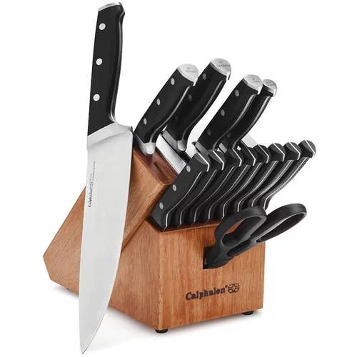 Calphalon Classic Self-Sharpening Cutlery Knife Block Set with SharpIN™ Technology, 15 piece | Walmart (US)