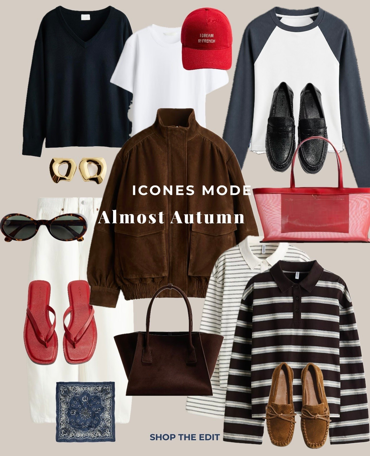 THE SEPTEMBER EDIT ❤️

Stripes, white denim & a little pop of red — the kind of pieces that make September dressing so easy.
Add suede loafers, statement earrings and a simple white tee for an effortless early-autumn wardrobe.

Classic with a twist. Shop the edit below ✨

#SeptemberStyle #EarlyAutumn #TransitionalStyle #FallStyle #Stripes #Loafers #WhiteDenim #ClassicStyle #LTKStyle #LTKFashion