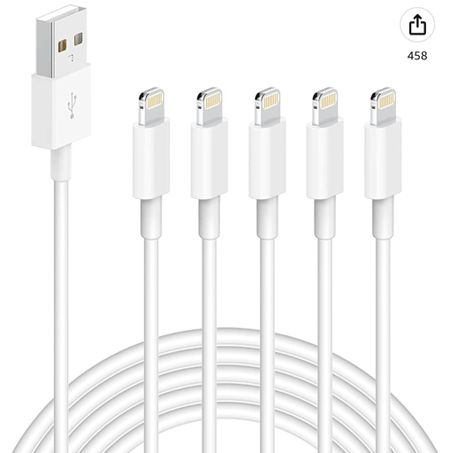 70% off iPhone charging cords : pack of 5

Currently on sale for under $9.
5 pack of iPhone charging cords  

#LTKxPrimeDay #LTKsalealert #LTKhome