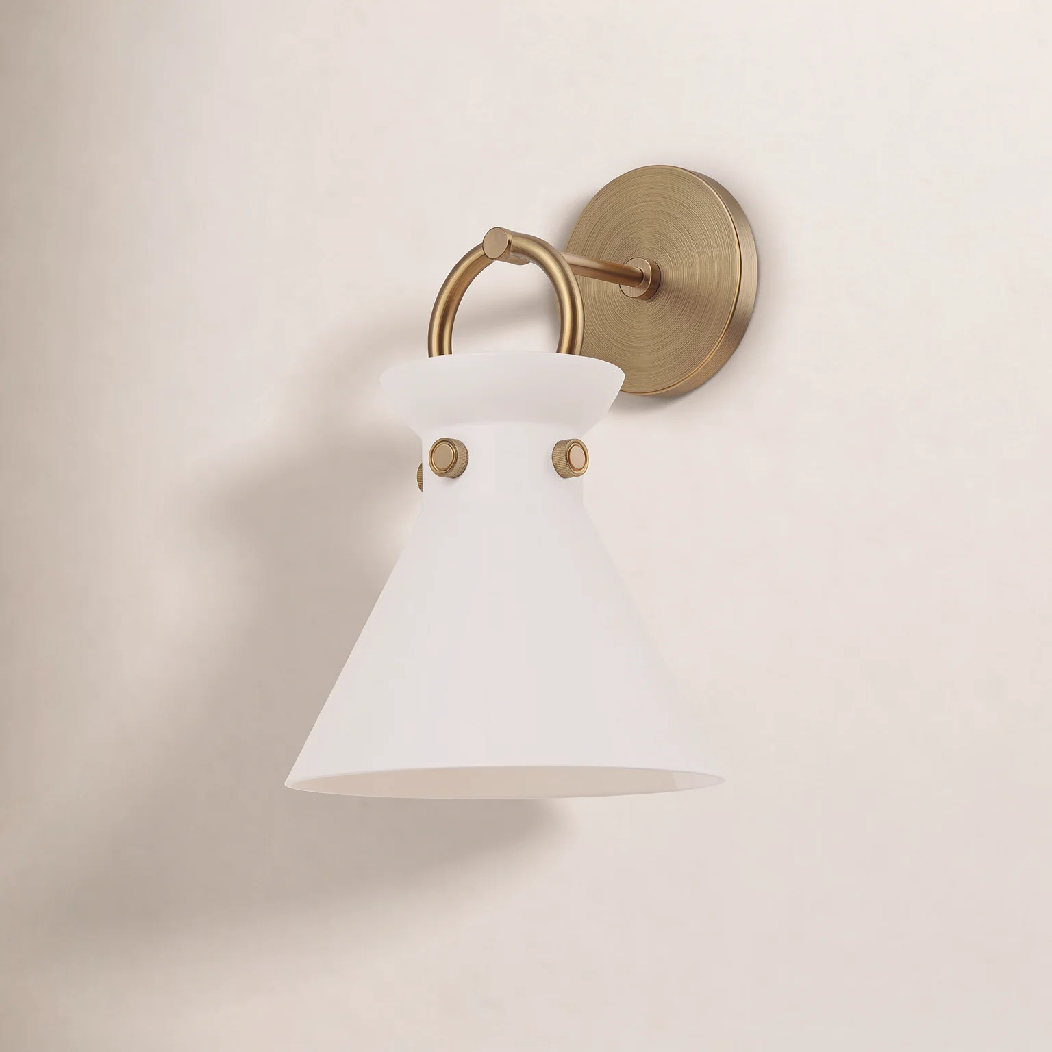 Tiney Single Light Dimmable Armed Sconce | Birch Lane