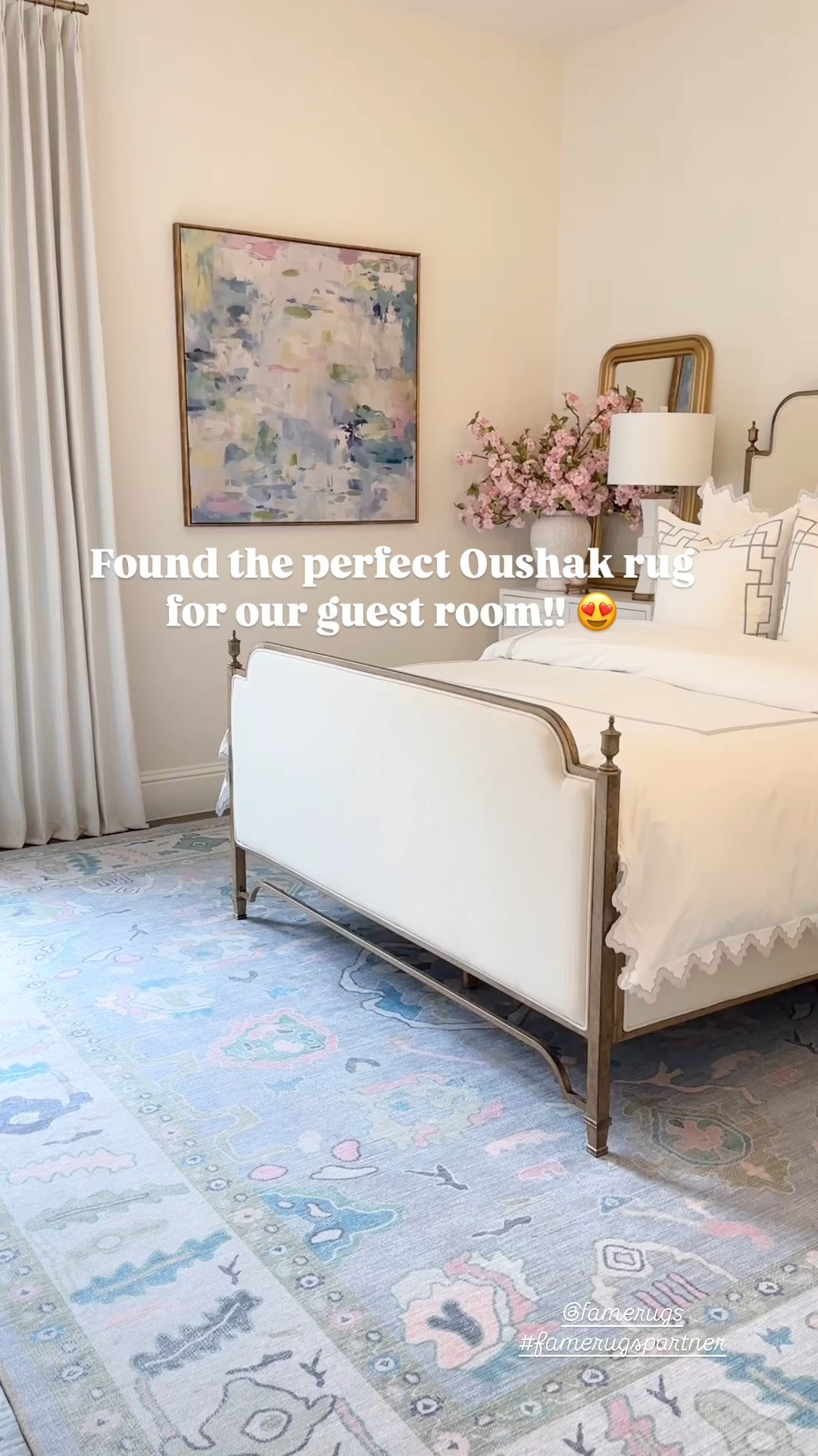 Prettiest oushak rug is on sale today!! I have the 9x12 in our guest room. Code: spring20  ✨

Blue rugs pink rugs green rug affordable oushak rug look for less spring decor scalloped bedding white duvet scallop euro shams 

#LTKSaleAlert #LTKFindsUnder50 #LTKHome