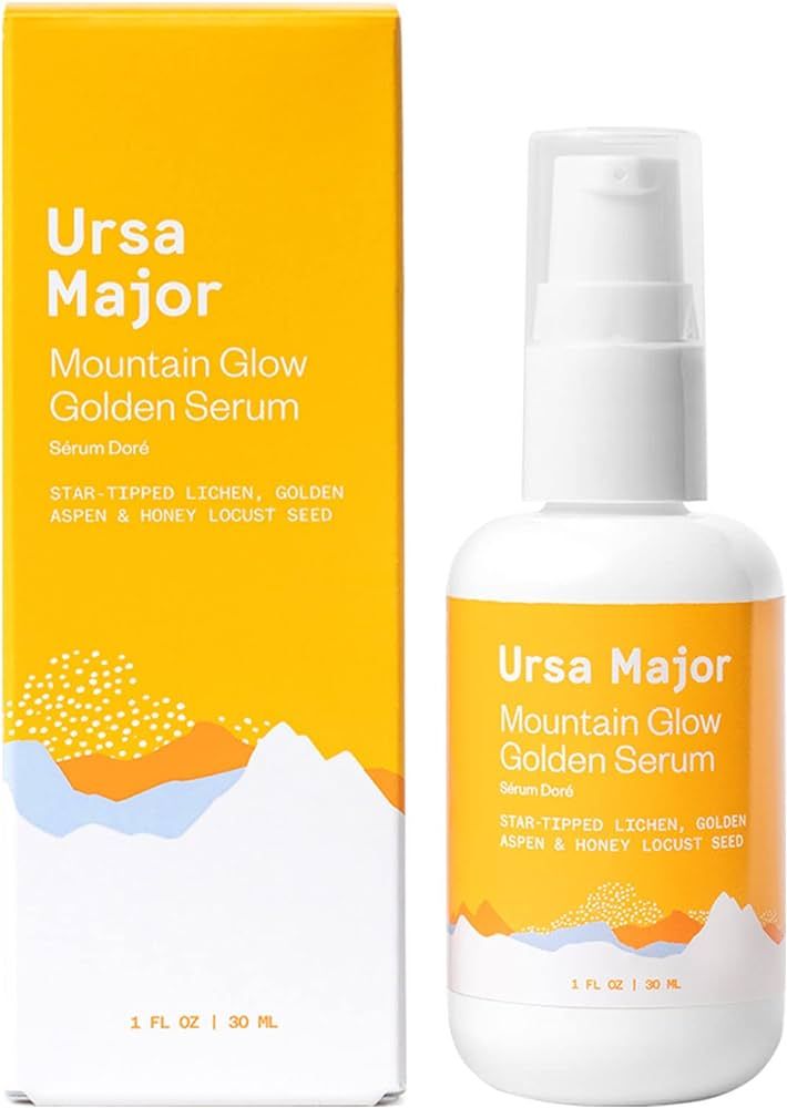 Ursa Major Mountain Glow Natural Face Serum | Vegan Daily Facial Moisturizer | Combat Wrinkles & ... | Amazon (US)