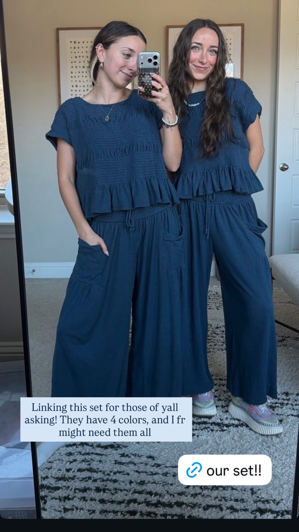 We accidentally showed up matching today, and it’s because this set is so cute! It comes in for other colors!!

#LTKdayinmylife #LTKootd #LTKOver40