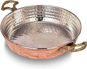 Hammered Copper Chef Pan, Handmade Authentic Red Copper Skillet, Turkish Egg Omelette Frying Pans... | Amazon (US)