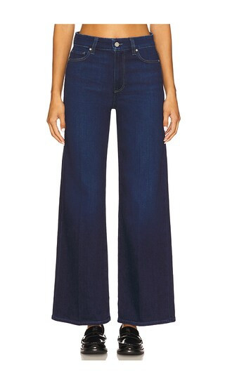 PAIGE Anessa Wide Leg Jeans in Blue. - size 32 | Revolve Clothing (Global)