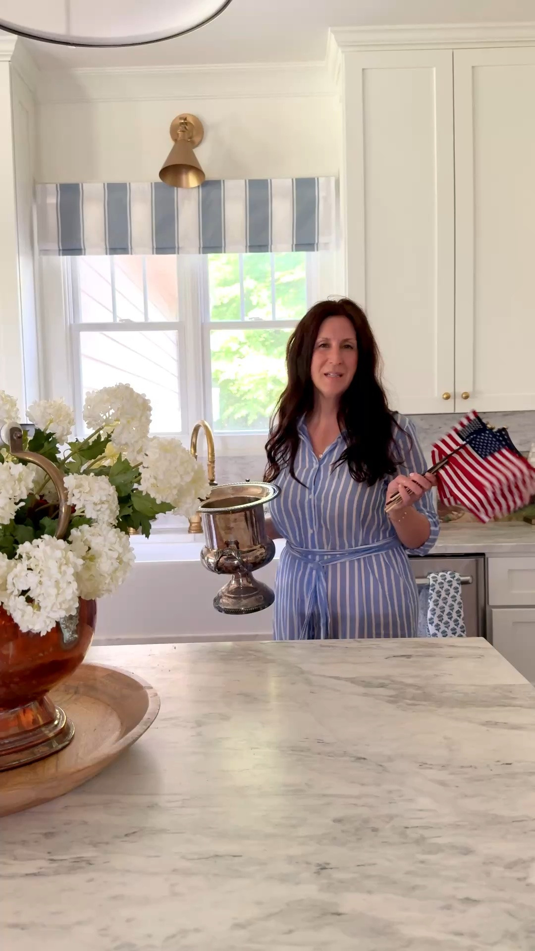 Easy flag centerpiece for July 4

#LTKSeasonal #LTKHome #LTKdayinmylife