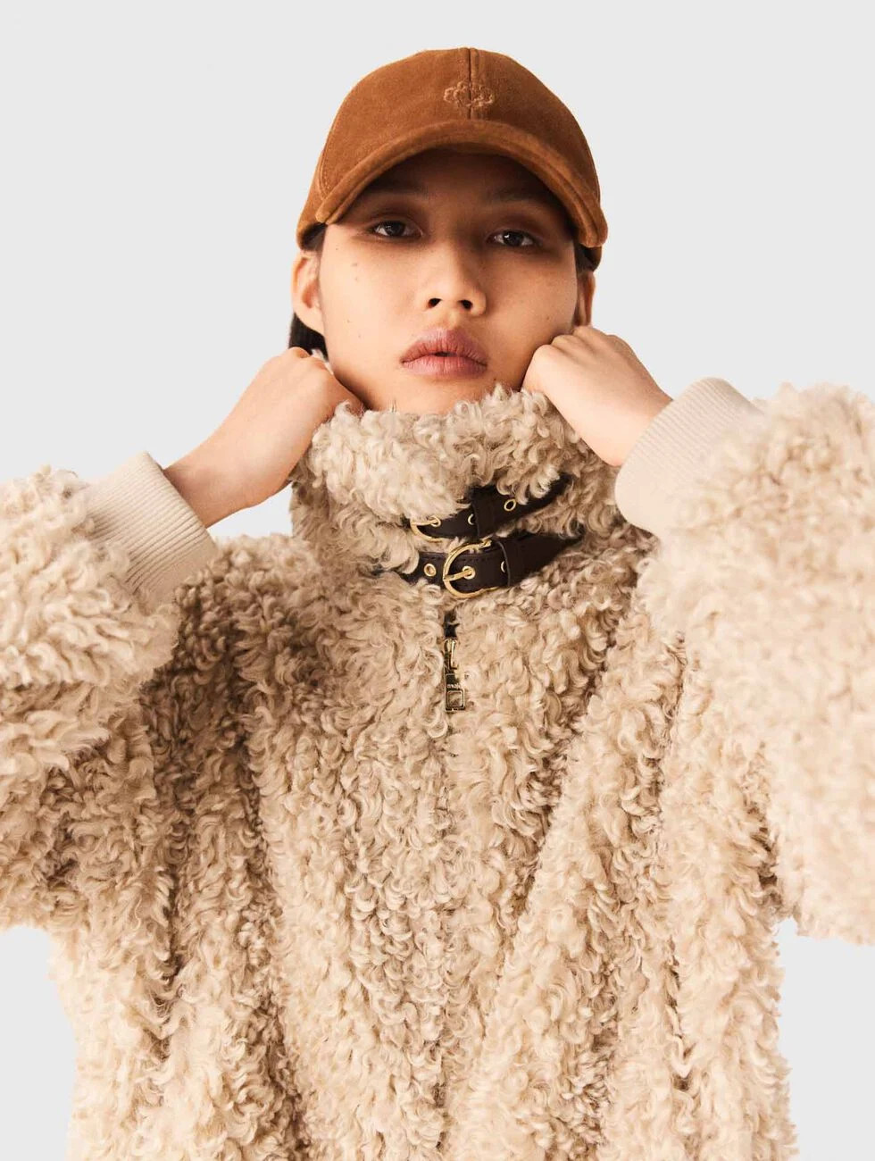 Short bouclé jacket Brown for Women | Maje | Maje US