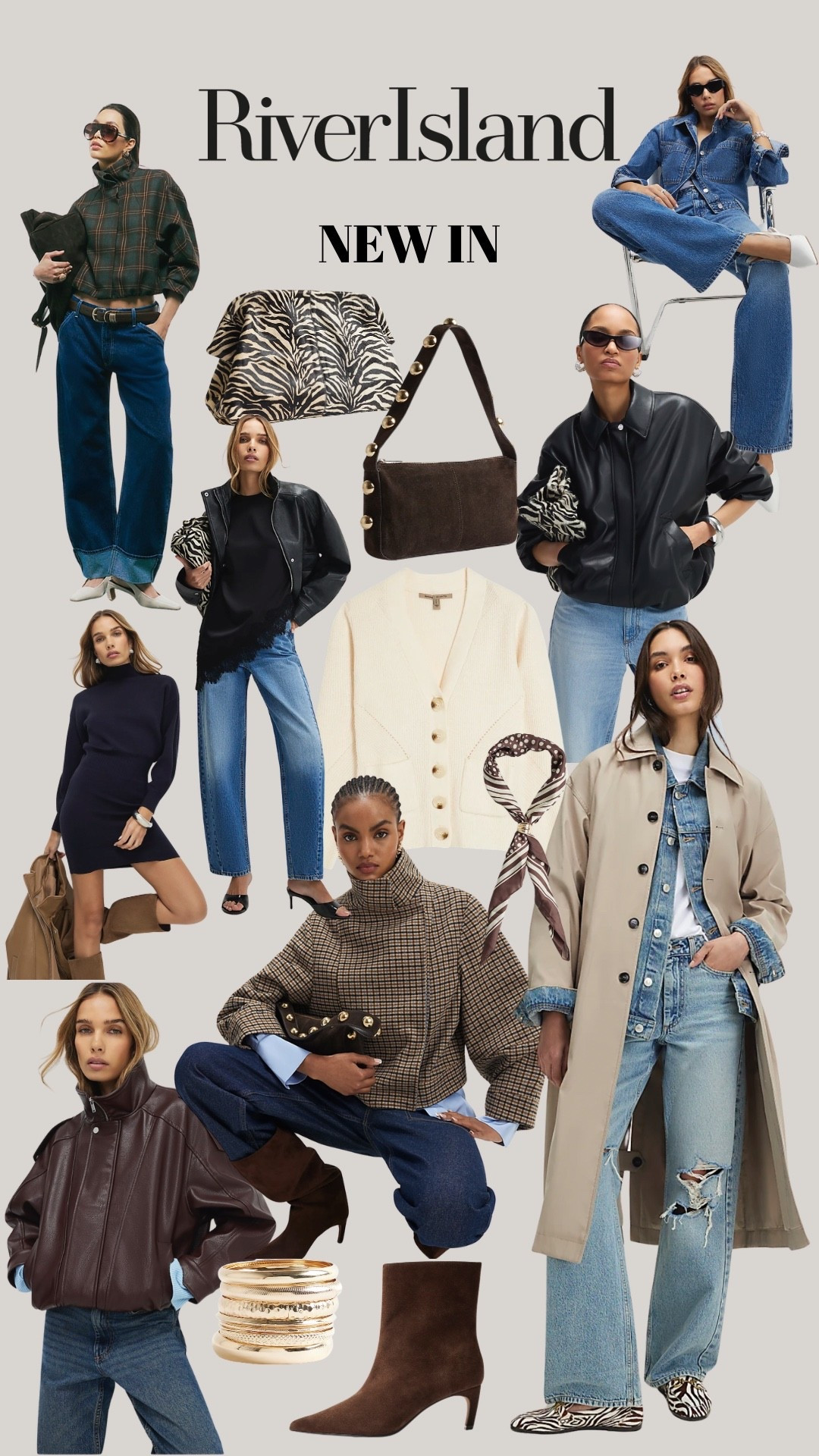 River Island new in, funnel neck jackets, trending style for 2026

#LTKwinter #LTKuk #LTKpetite