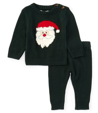 Adventurewear 360 Baby Boys 3-24 Months Santa Long Sleeve Top & Pants Set | Dillard's | Dillard's