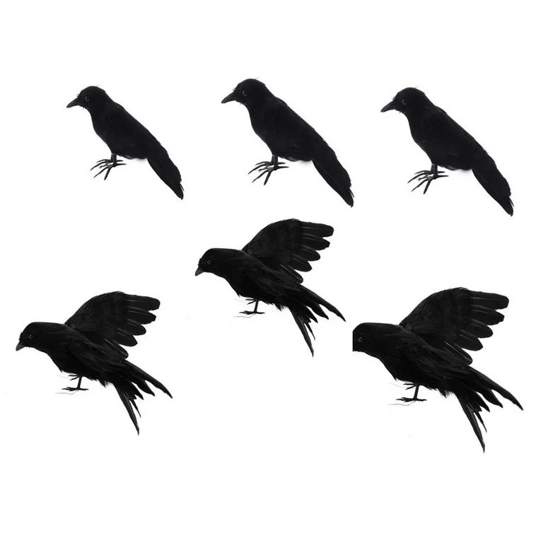 Follure 6PC Halloween crow decoration | Walmart (US)