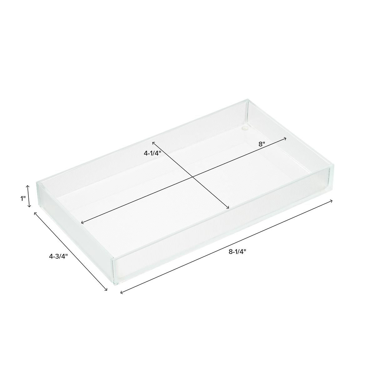 Dimpled Glass Tray | The Container Store