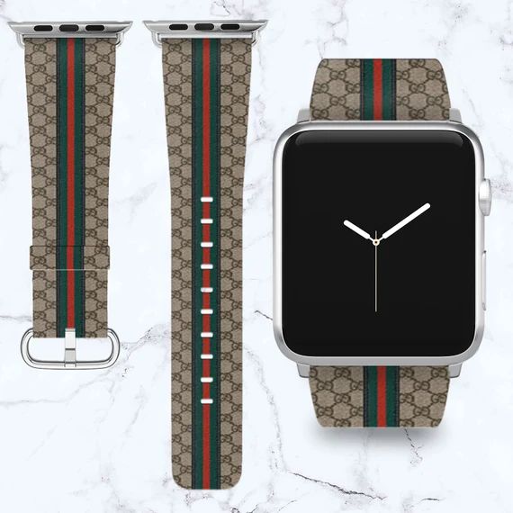 Gucci watch band for apple watch 38mm,40mm,42mm,44mm Authentic GUCCI bags used ONLY, Apple Watch ... | Etsy (US)